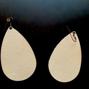 2 pairs of Nickel and Suede Earings